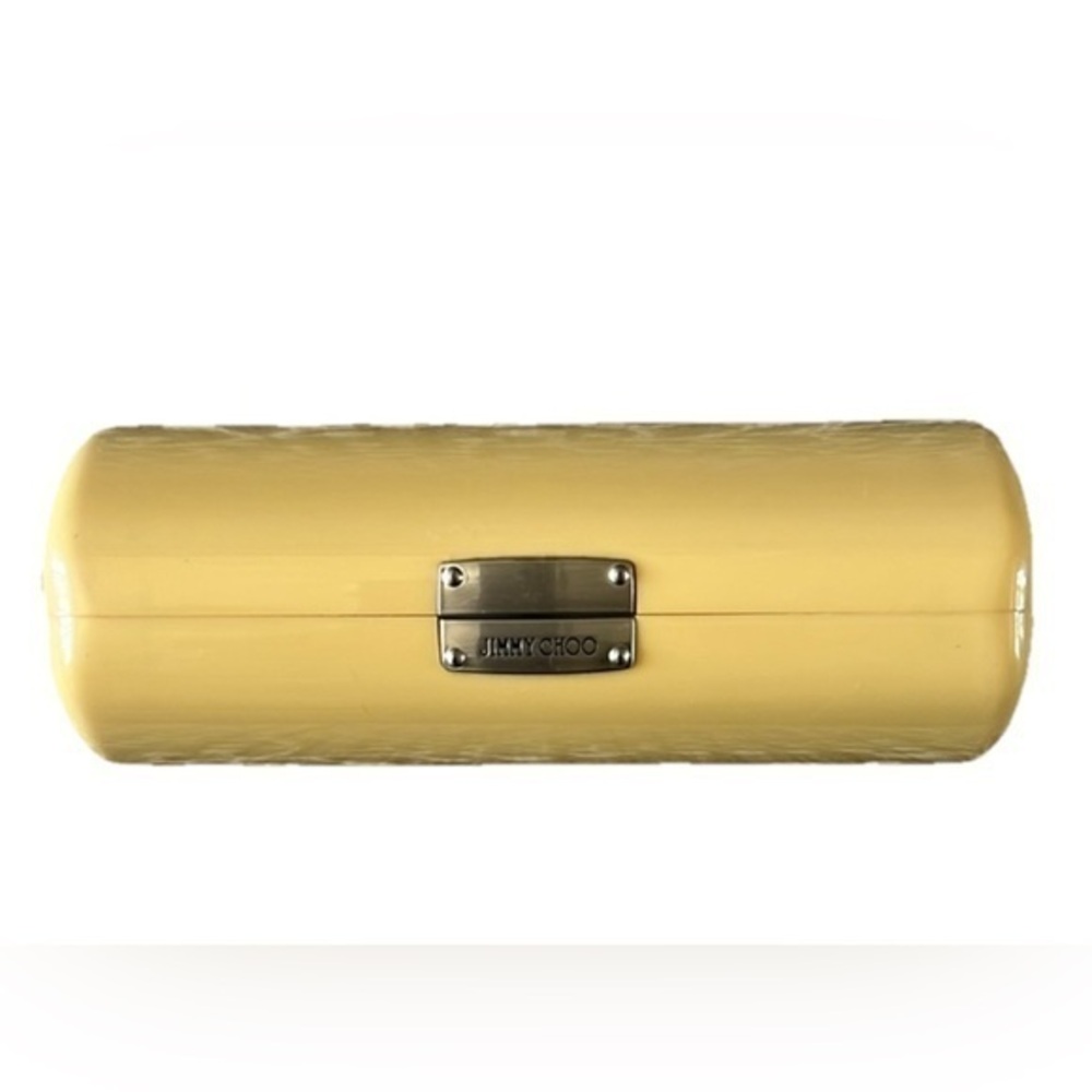 Jimmy choo butter yellow hard clamshell magnetic glasses case
